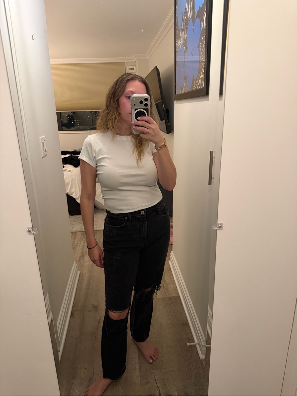 Abercrombie & Fitch Black High-Rise ‘90s Straight Jeans